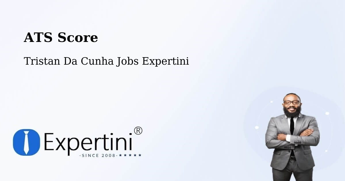 Resume ATS Score & Job Description Match Tool – Tristan Da Cunha - Tristan Da Cunha Jobs Expertini
